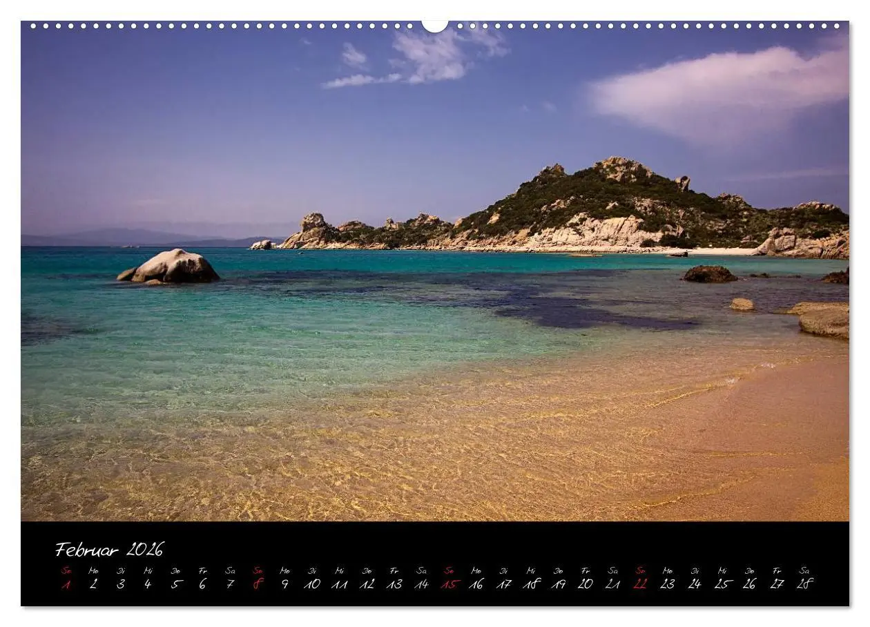 Bild: 9783516110951 | Blaues Sardinien (Wandkalender 2026 DIN A2 quer), CALVENDO...