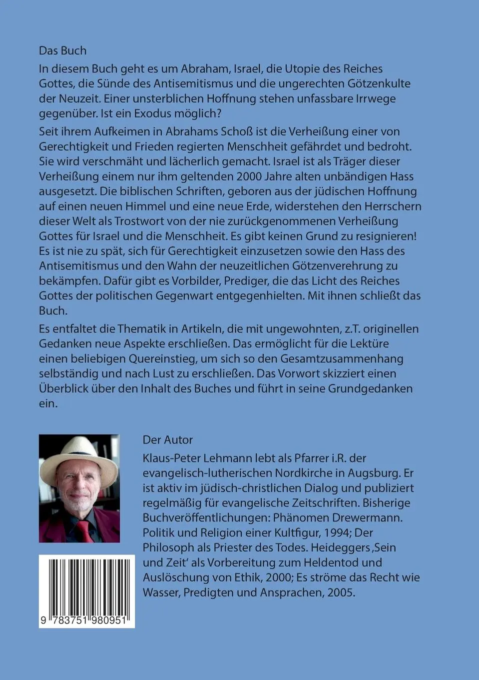 Rückseite: 9783751980951 | Ganz Israel wird gerettet werden | Klaus-Peter Lehmann | Taschenbuch