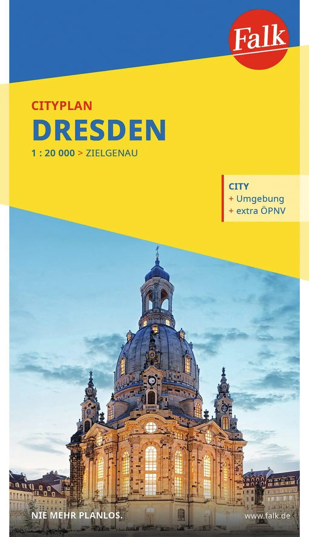 Cover: 9783827900951 | Falk Cityplan Dresden 1:20.000 | (Land-)Karte | Falk Citypläne | 2025
