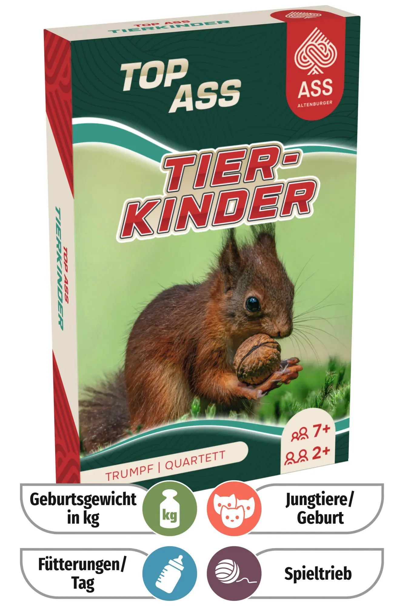 Cover: 4042677721051 | TOP ASS - Tierkinder | Spielkartenfabrik Altenburg GmbH | Spiel | 2026