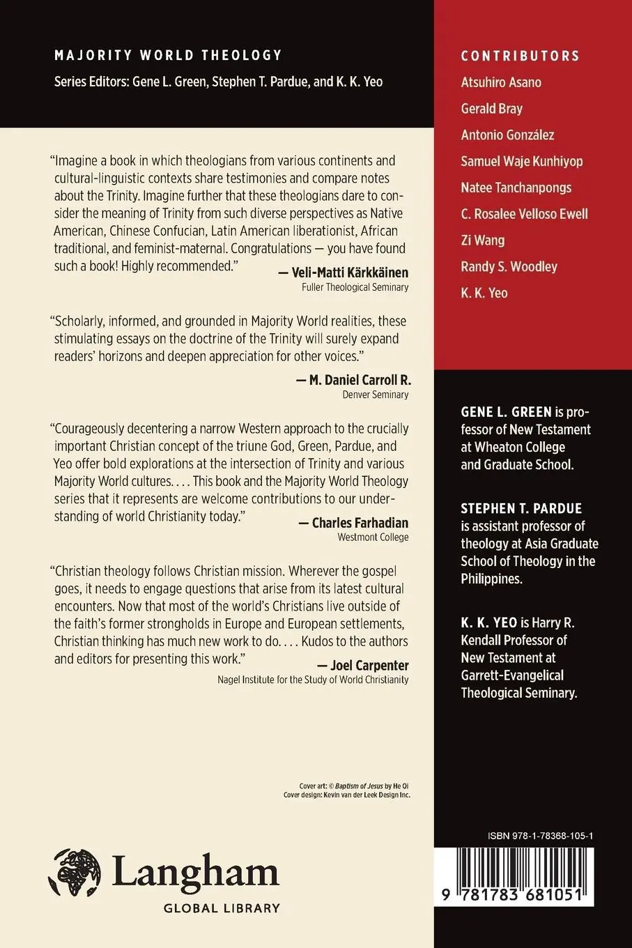 Rückseite: 9781783681051 | The Trinity among the Nations | Gene L. Green (u. a.) | Taschenbuch