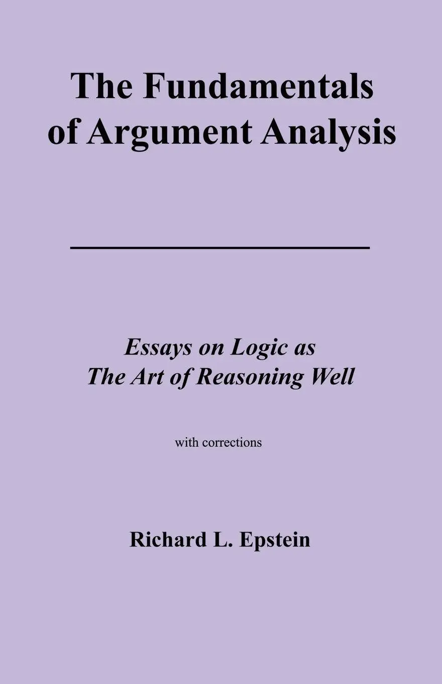 Cover: 9781938421051 | The Fundamentals of Argument Analysis | Richard L Epstein | Buch