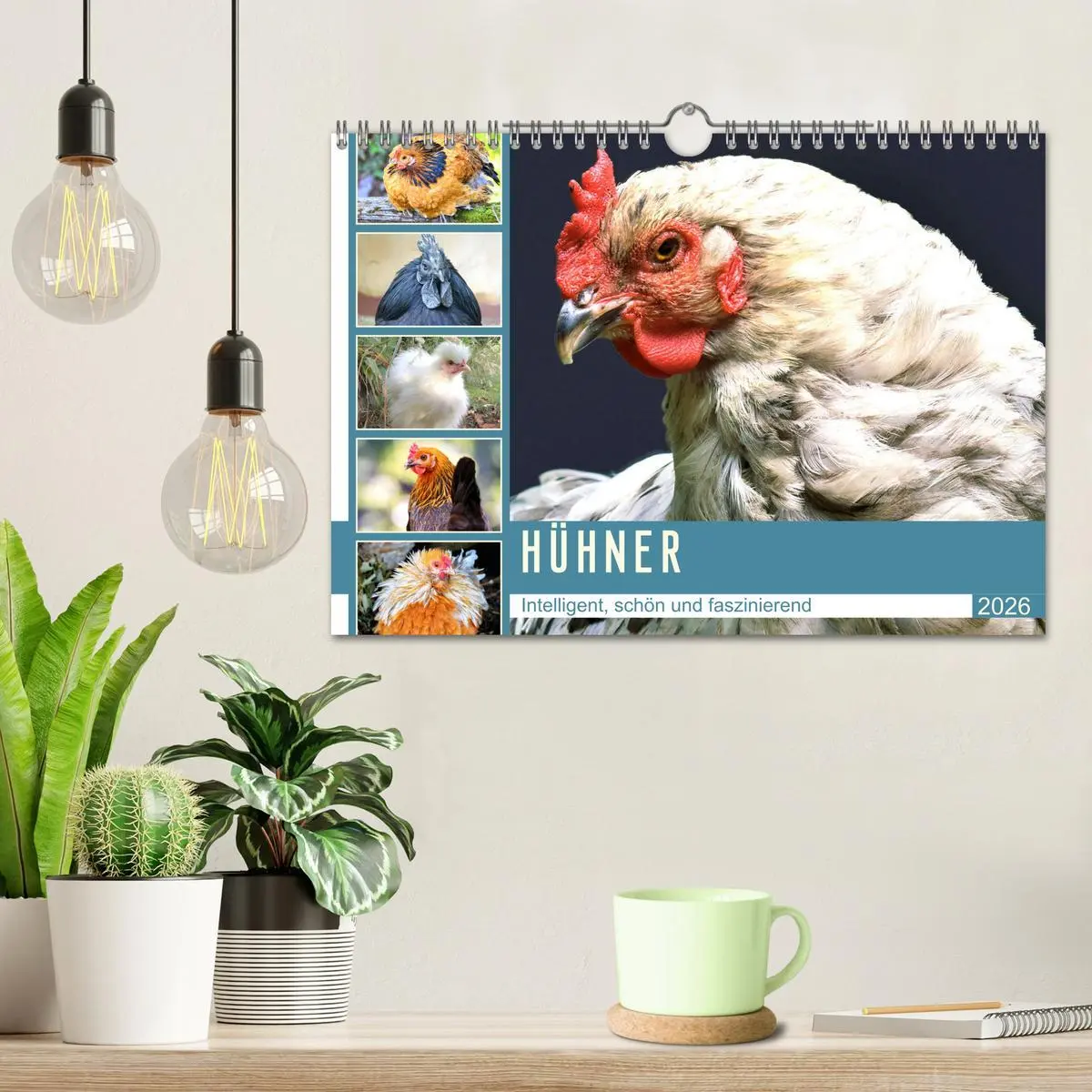 Bild: 9783457911051 | Hühner. Intelligent, schön und faszinierend (Wandkalender 2026 DIN...