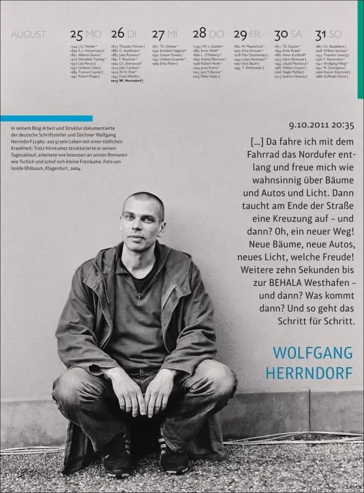 Bild: 9783840041051 | Der Literatur Kalender Wochenkalender 2025 | Claudia Jürgens | Deutsch