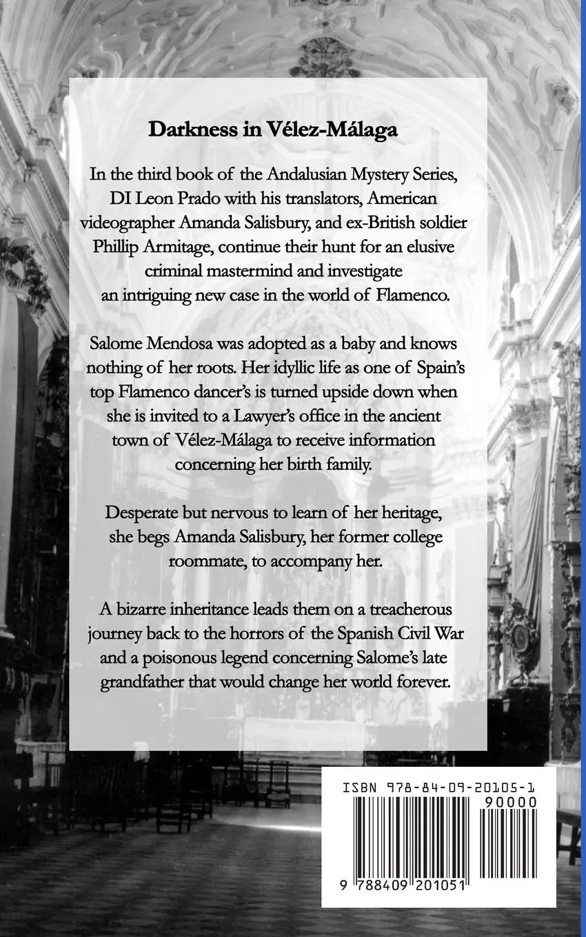 Rückseite: 9788409201051 | Darkness in Velez-Malaga | Crime Thriller set in Spain | Bradley