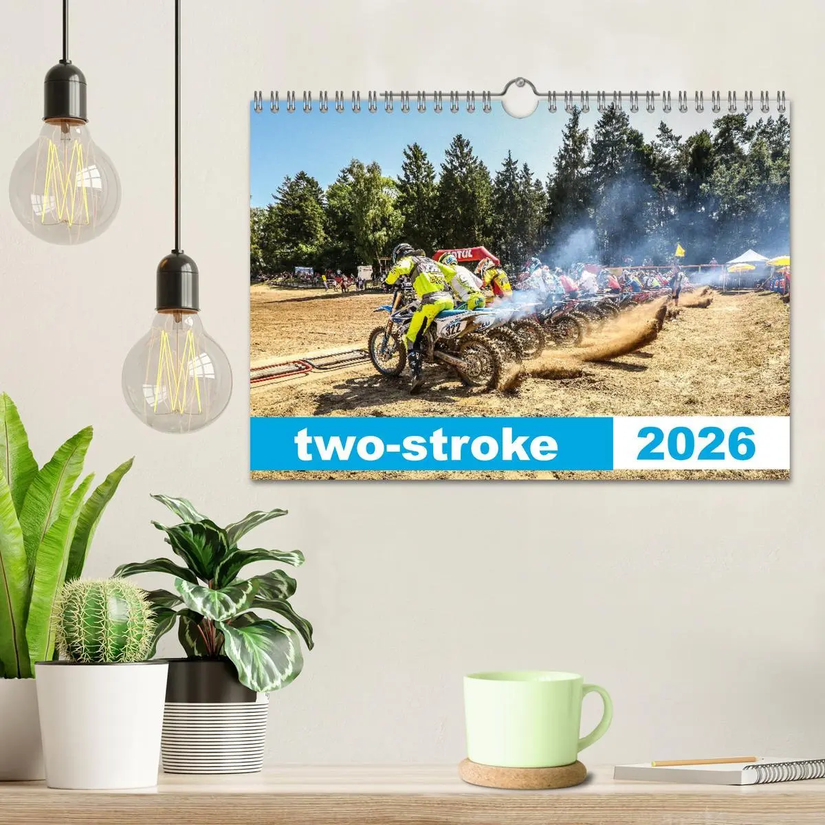 Bild: 9783457691151 | two stroke (Wandkalender 2026 DIN A4 quer), CALVENDO Monatskalender