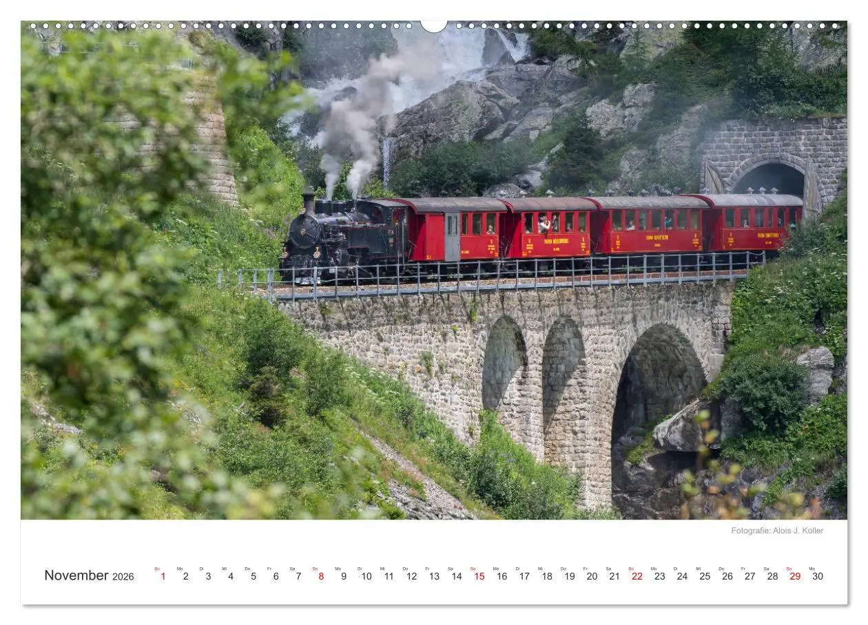 Bild: 9783457761151 | Dampfbahn Furka 2026 (hochwertiger Premium Wandkalender 2026 DIN A2...