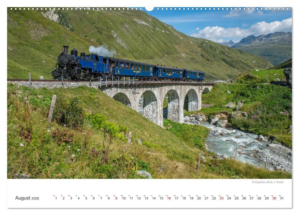 Bild: 9783457761151 | Dampfbahn Furka 2026 (hochwertiger Premium Wandkalender 2026 DIN A2...