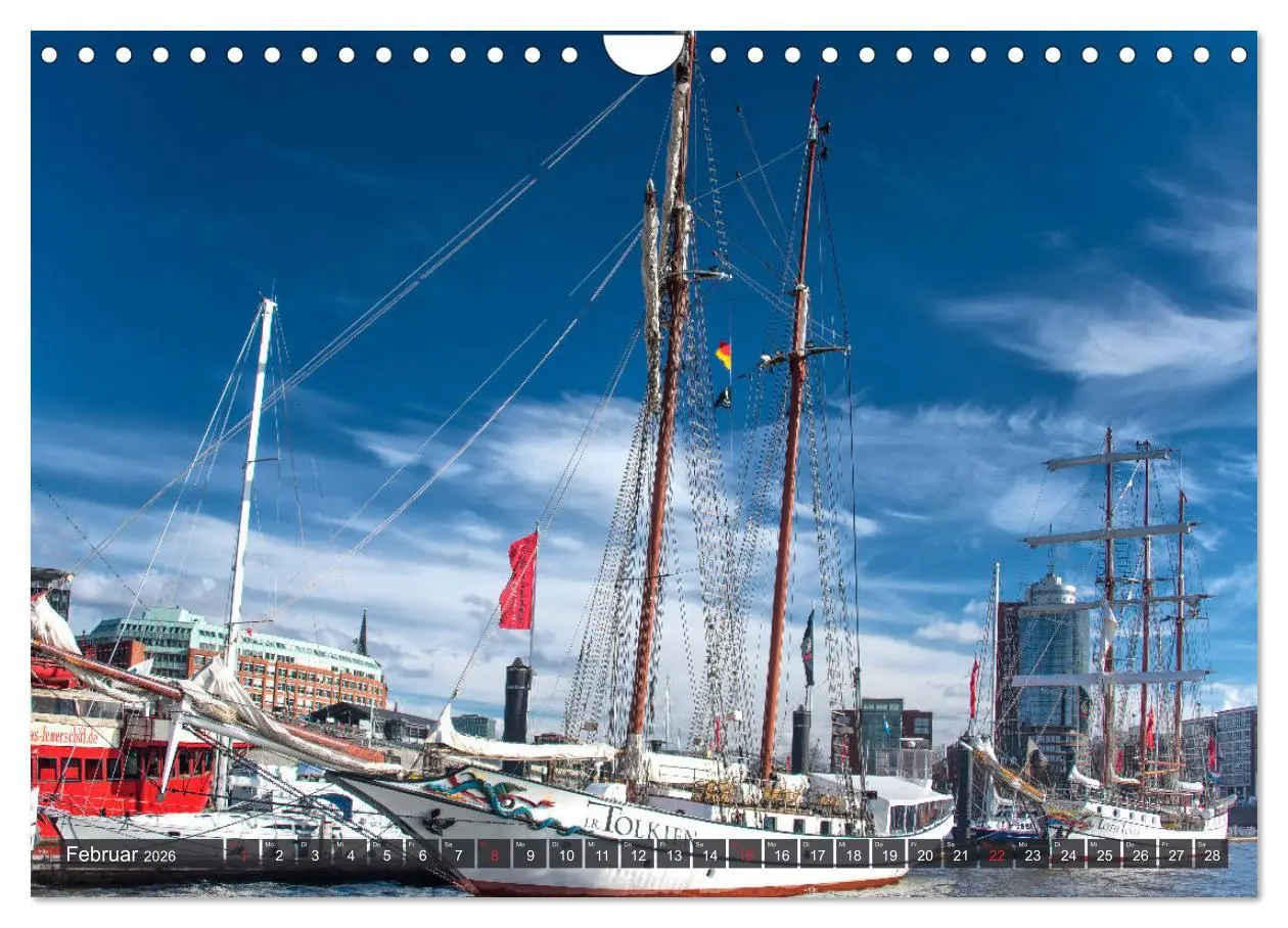 Bild: 9783457831151 | Hamburg - Ahoi zur großen Hafenrundfahrt (Wandkalender 2026 DIN A4...