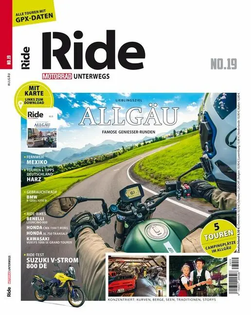 Cover: 9783613321151 | RIDE - Motorrad unterwegs, No. 19 | Allgäu | Taschenbuch | 150 S.