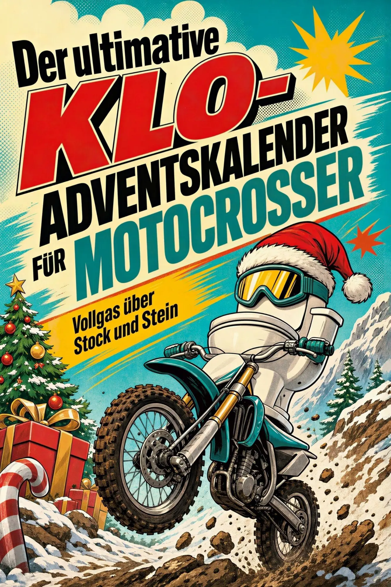 Cover: 9783696111151 | Der ultimative Klo-Adventskalender für Motocrosser | Lucas Neumann