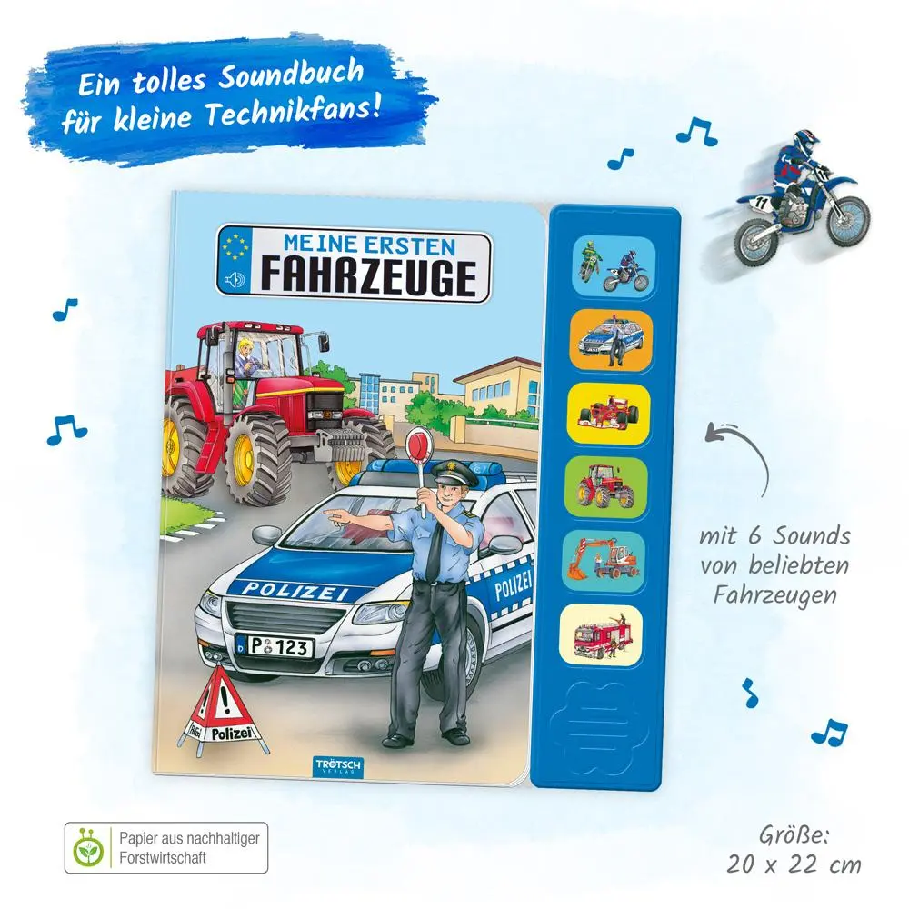 Bild: 9783988021151 | Trötsch Soundbuch Meine Ersten Fahrzeuge | Trötsch Verlag | Buch