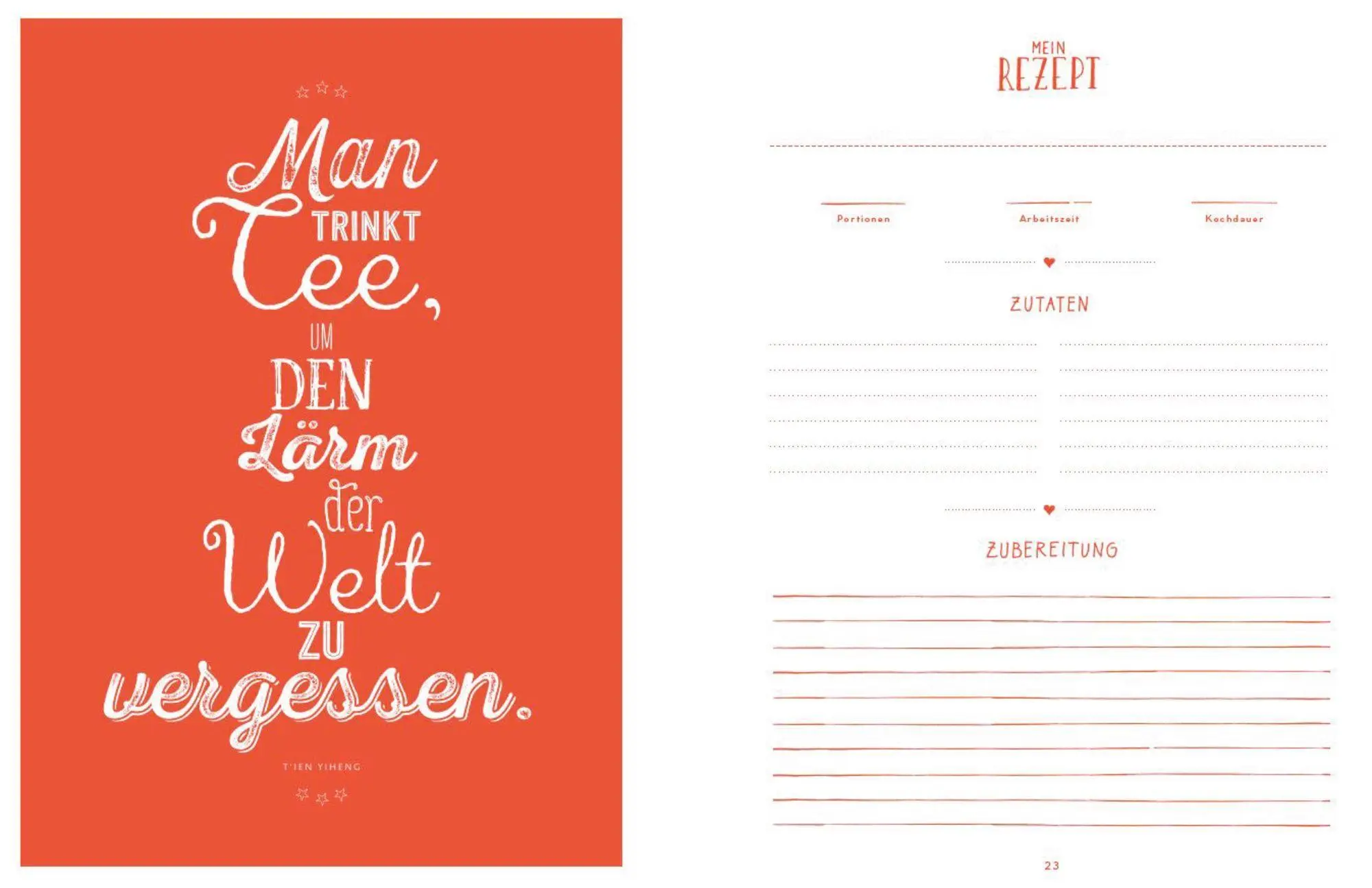 Bild: 4041433881251 | Meine liebsten Rezepte - Tea Time | Einschreibbuch | 80 S. | Deutsch