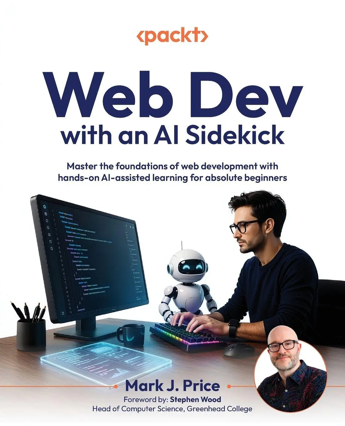 Cover: 9781806111251 | Web Dev with an AI Sidekick | Mark J. Price | Taschenbuch | Englisch