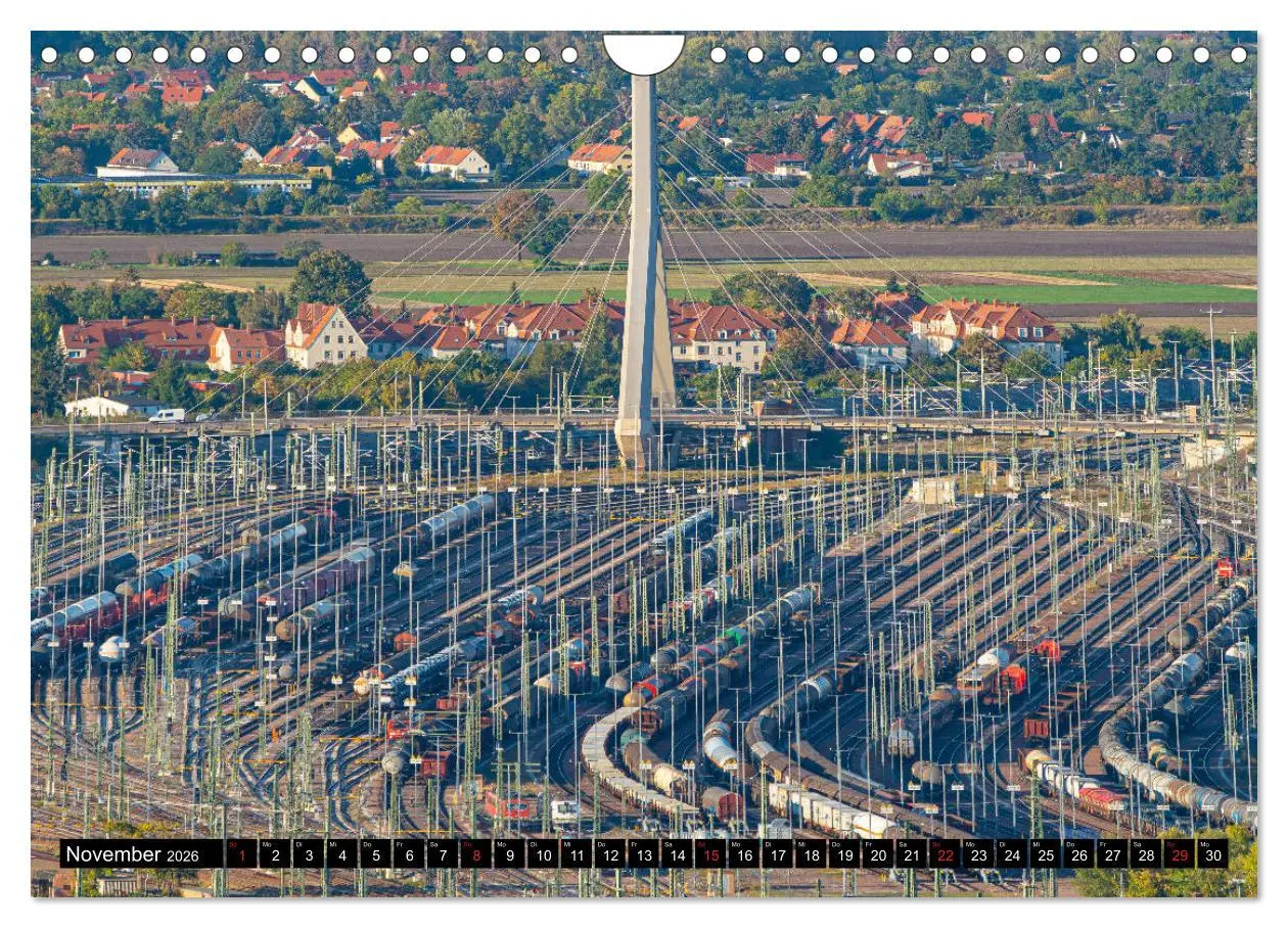 Bild: 9783457751251 | Halle an der Saale von oben (Wandkalender 2026 DIN A4 quer),...