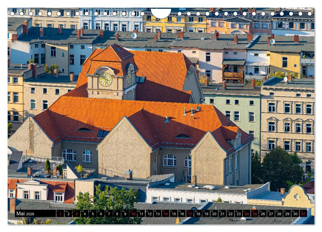 Bild: 9783457751251 | Halle an der Saale von oben (Wandkalender 2026 DIN A4 quer),...