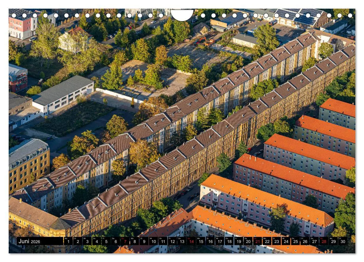 Bild: 9783457751251 | Halle an der Saale von oben (Wandkalender 2026 DIN A4 quer),...