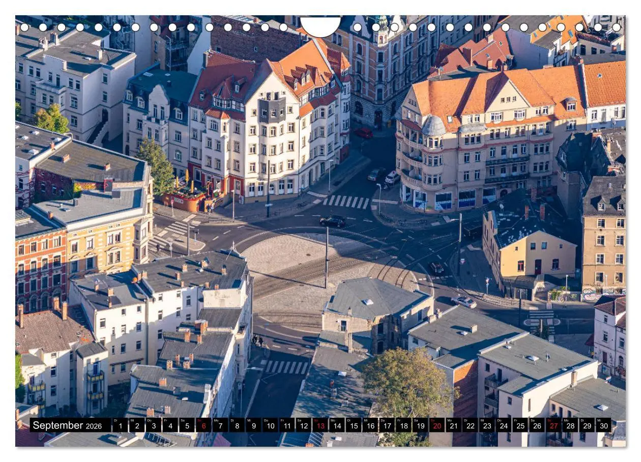 Bild: 9783457751251 | Halle an der Saale von oben (Wandkalender 2026 DIN A4 quer),...