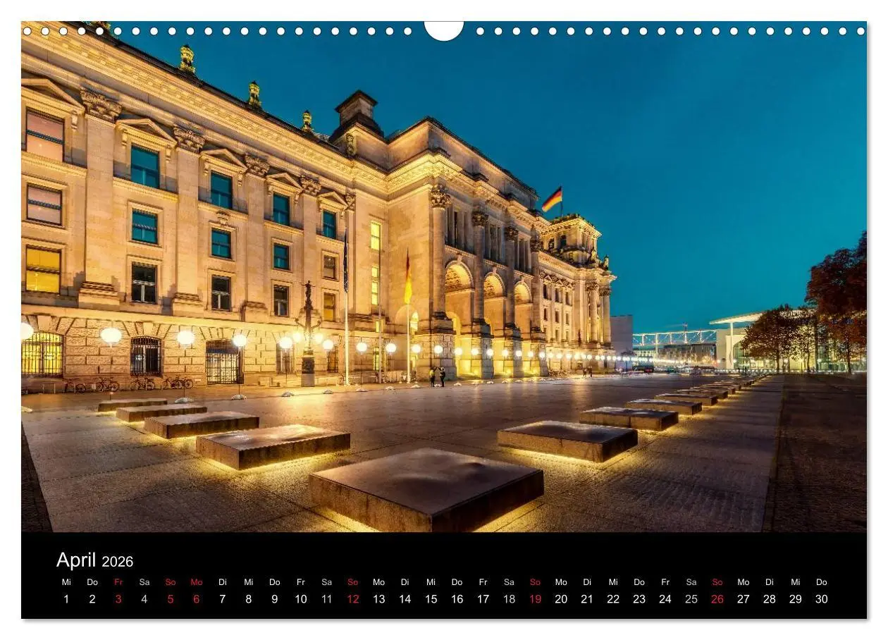 Bild: 9783516081251 | Berlin City bei Nacht (Wandkalender 2026 DIN A3 quer), CALVENDO...