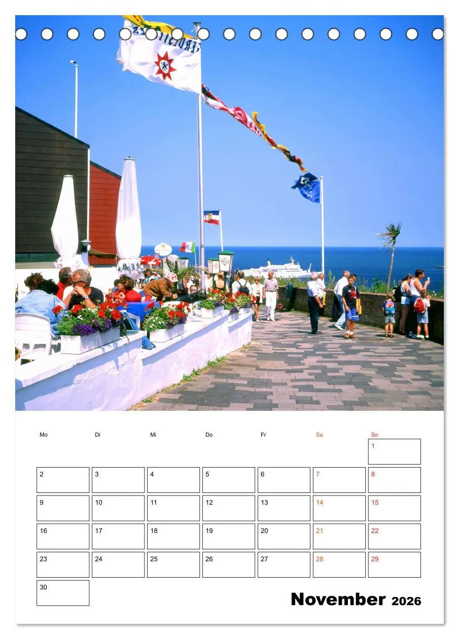 Bild: 9783516391251 | Helgoland, Perle der Nordsee (Tischkalender 2026 DIN A5 hoch),...
