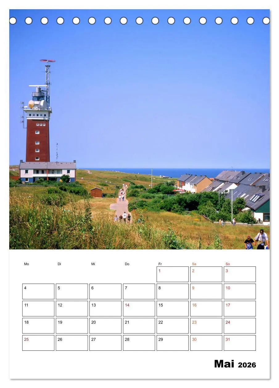 Bild: 9783516391251 | Helgoland, Perle der Nordsee (Tischkalender 2026 DIN A5 hoch),...