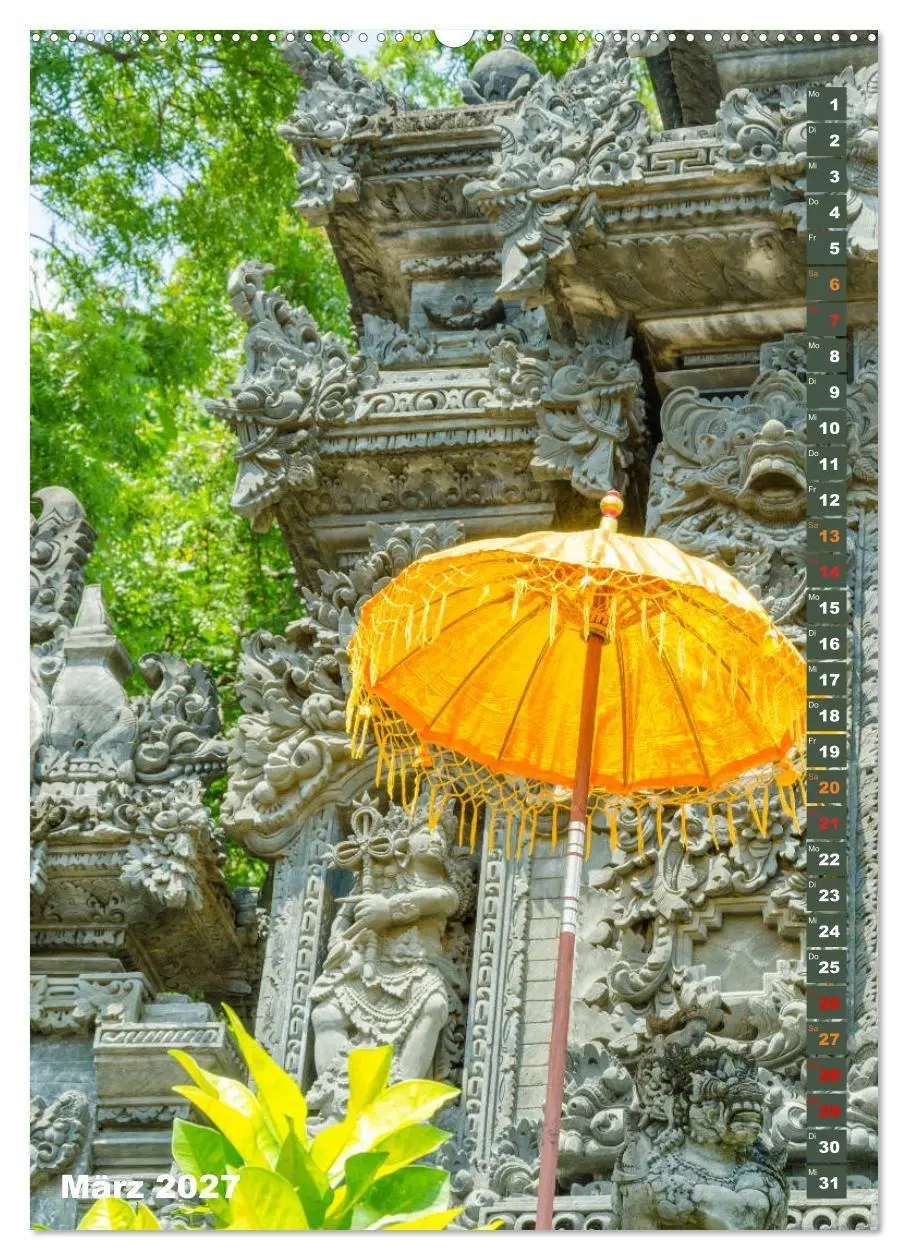 Bild: 9783569551251 | Exotisches Bali (Wandkalender 2027 DIN A2 hoch), CALVENDO...