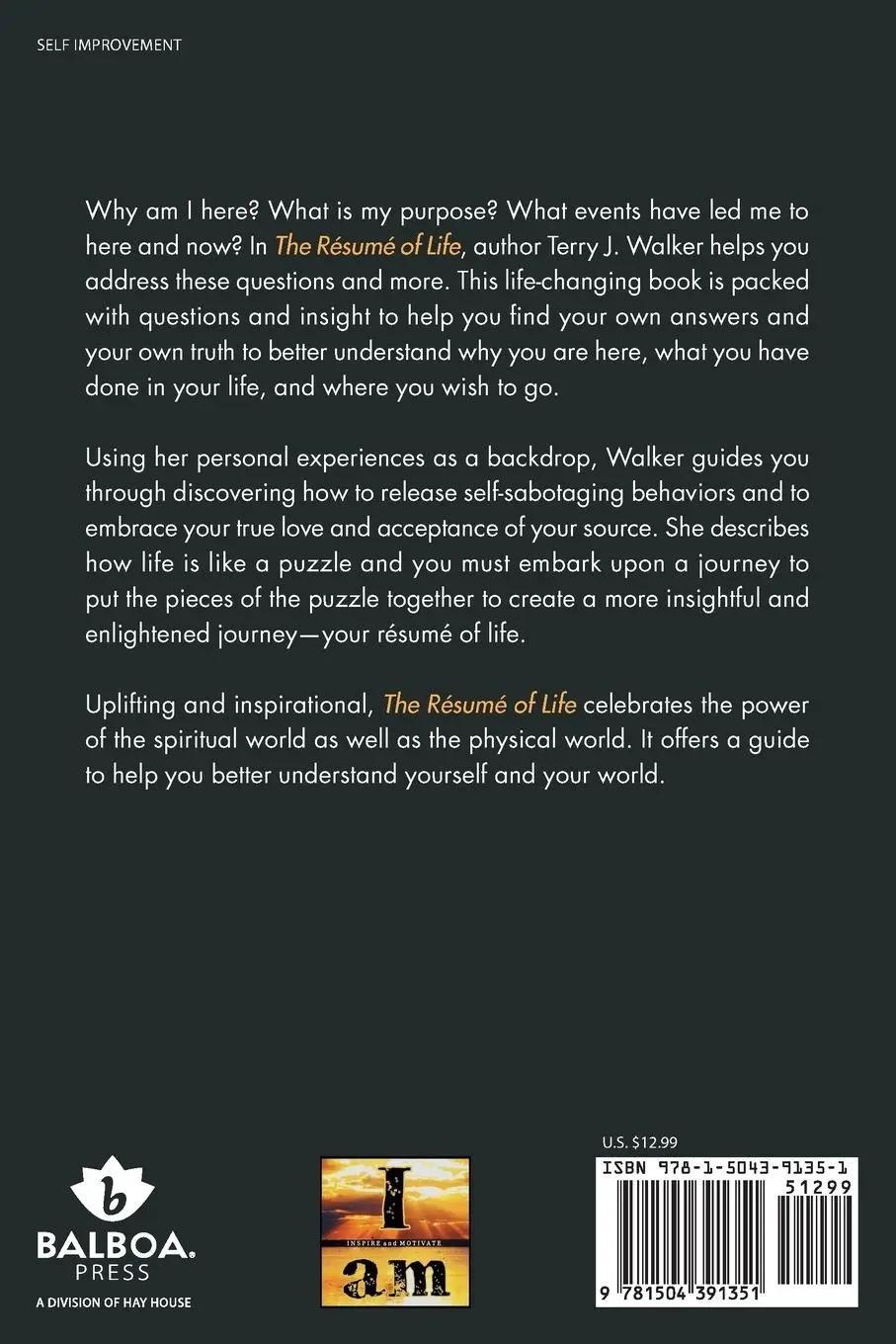 Rückseite: 9781504391351 | The Résumé of Life | Ma Terry J. Walker | Taschenbuch | Englisch