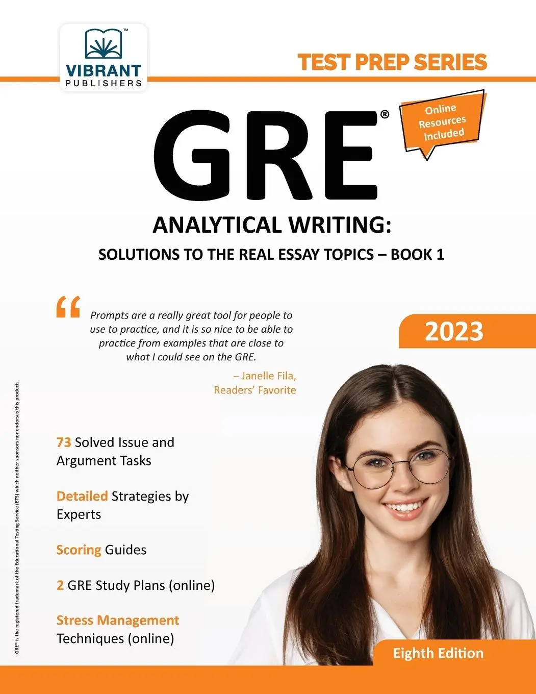 Cover: 9781636511351 | GRE Analytical Writing | Solutions to the Real Essay Topics - Book 1