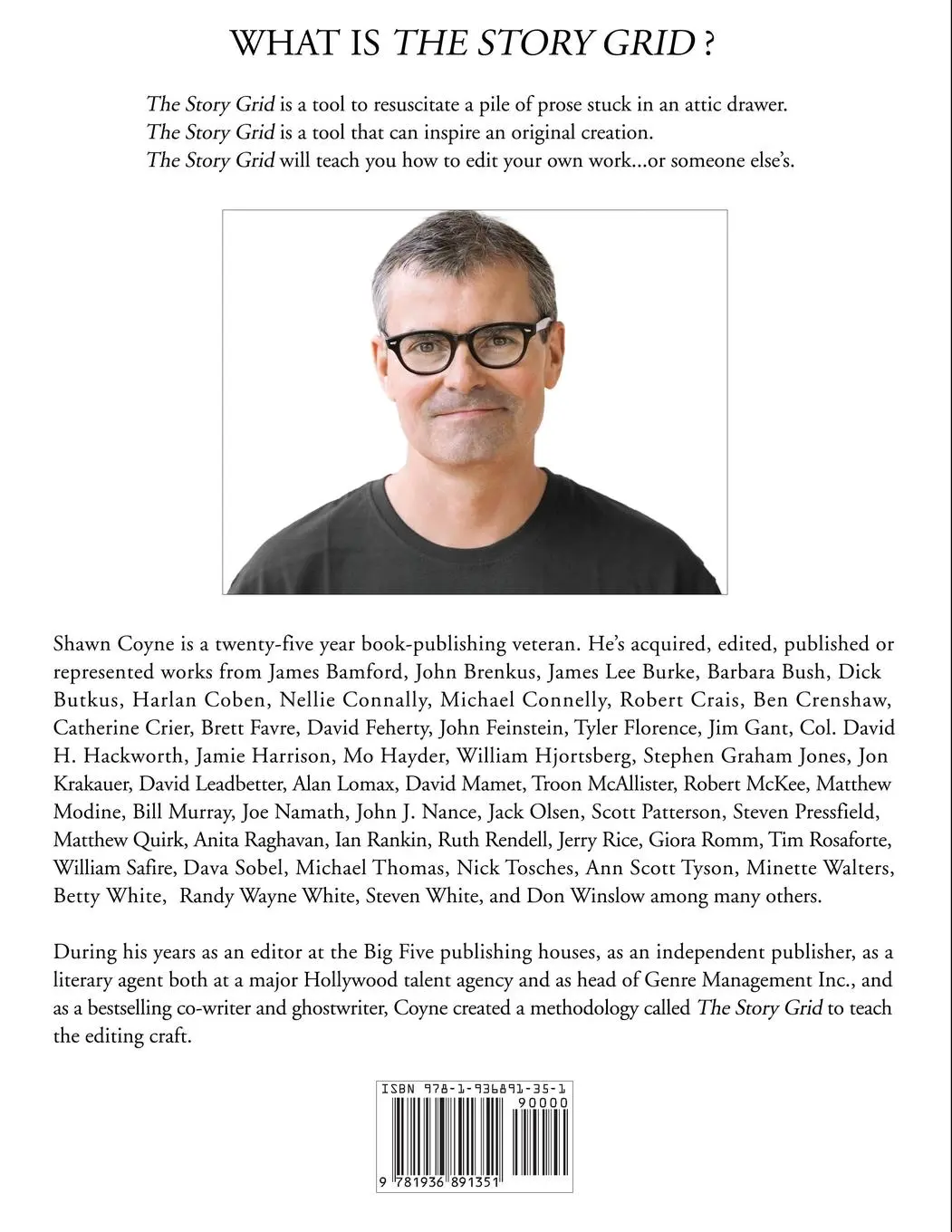 Rückseite: 9781936891351 | The Story Grid | What Good Editors Know | Shawn M Coyne | Taschenbuch