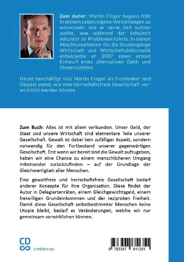 Bild: 9783347611351 | Freiwilliges Grundeinkommen statt Gewalt | Martin Finger | Taschenbuch