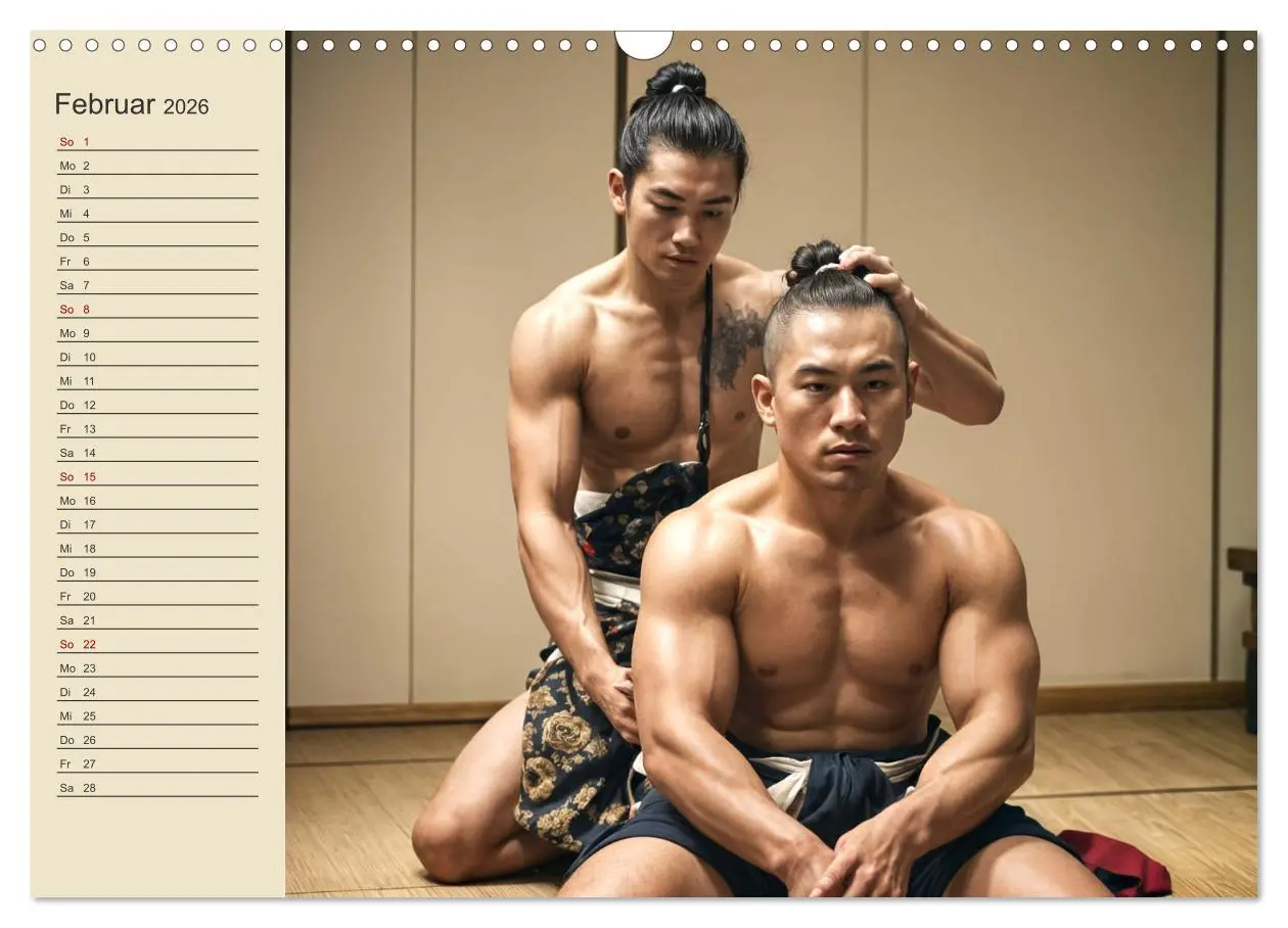 Bild: 9783457361351 | KI Sumo-Kämpfer Im Ring der Giganten (Wandkalender 2026 DIN A3...
