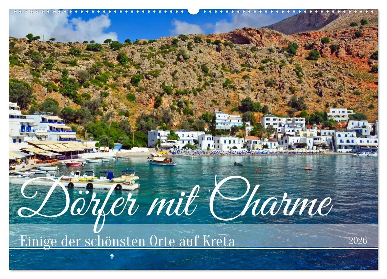 Cover: 9783457501351 | Dörfer mit Charme (Wandkalender 2026 DIN A2 quer), CALVENDO...