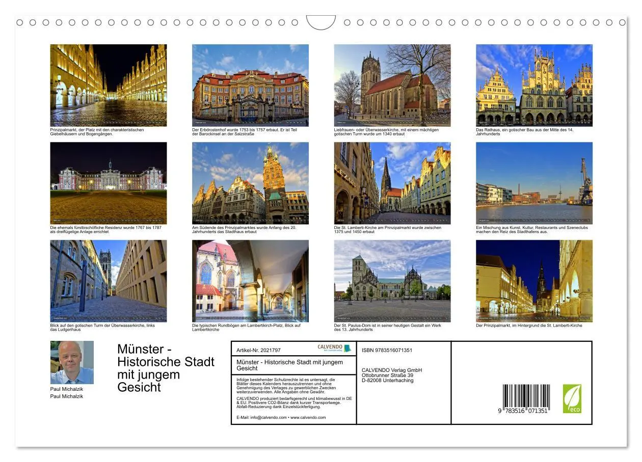 Bild: 9783516071351 | Münster - Historische Stadt mit jungem Gesicht (Wandkalender 2026...