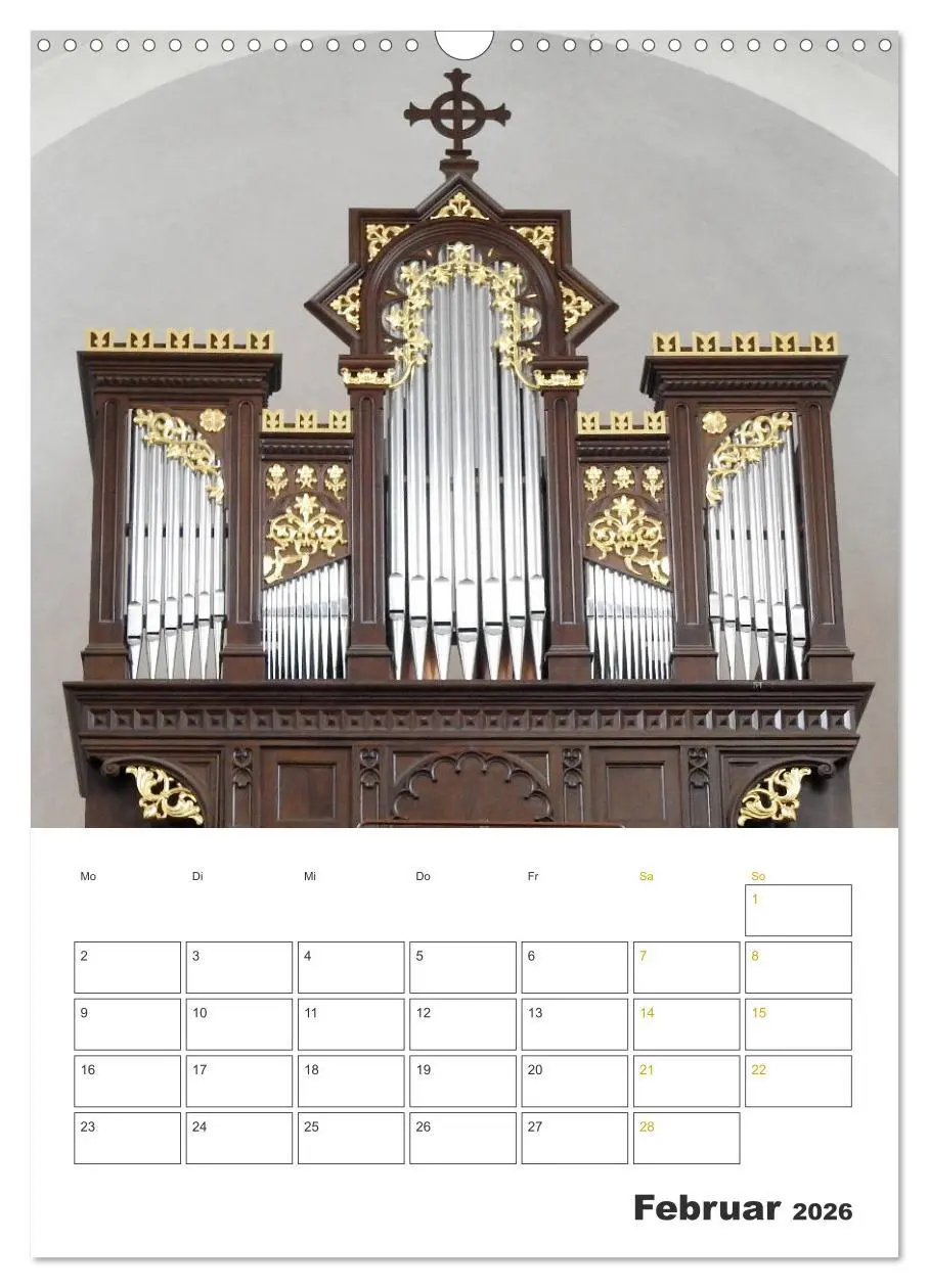 Bild: 9783516381351 | Orgeln zum Verlieben! (Wandkalender 2026 DIN A3 hoch), CALVENDO...