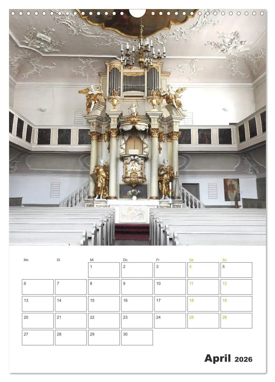 Bild: 9783516381351 | Orgeln zum Verlieben! (Wandkalender 2026 DIN A3 hoch), CALVENDO...