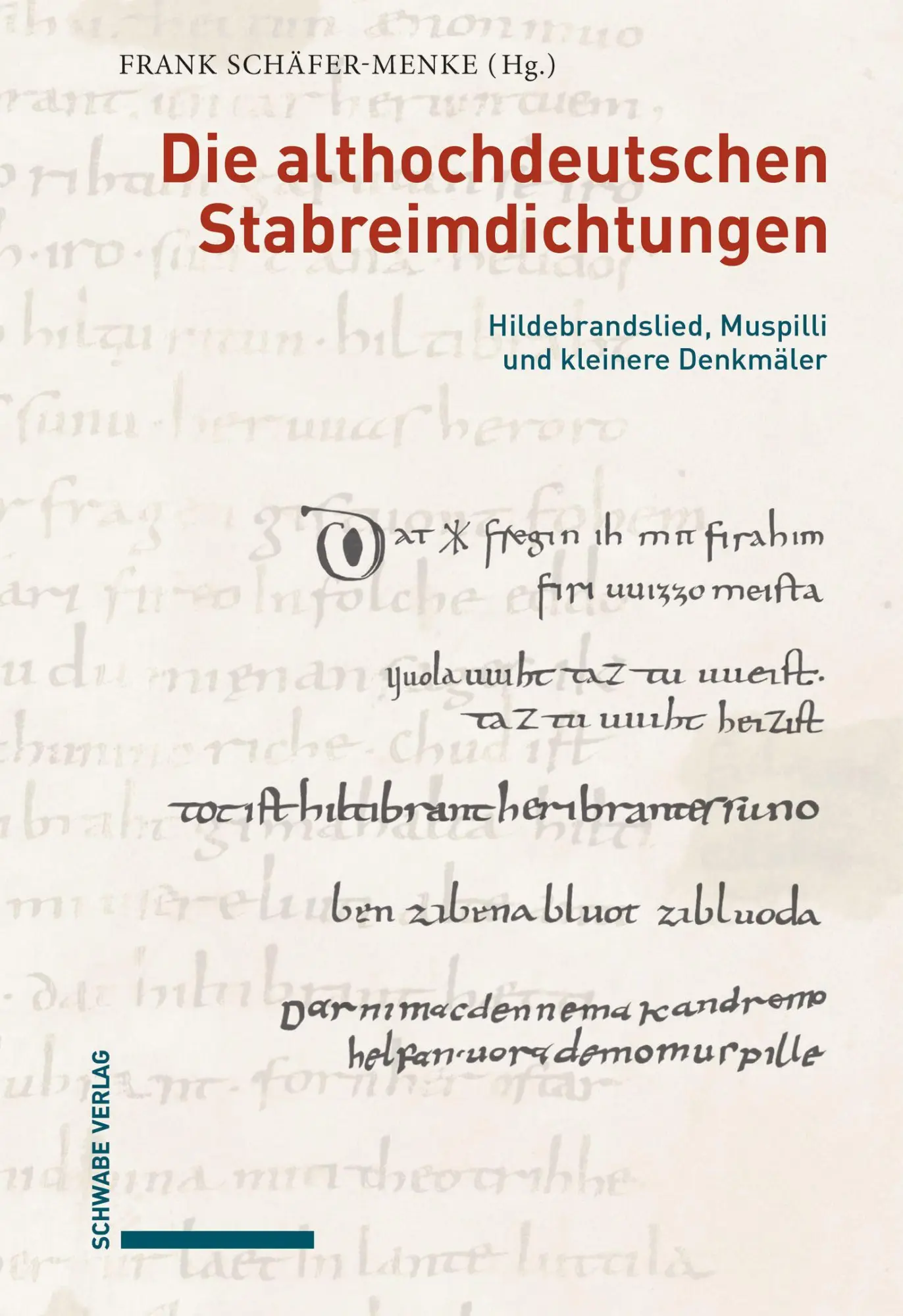 Cover: 9783757401351 | Die althochdeutschen Stabreimdichtungen | Frank Schäfer-Menke | Buch