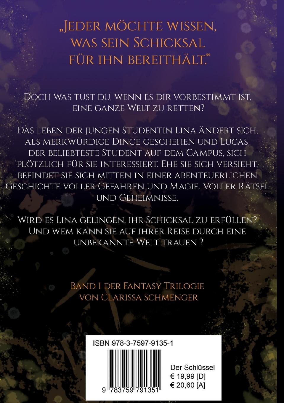 Rückseite: 9783759791351 | Der Schlüssel | Clarissa Schmenger | Taschenbuch | 484 S. | Deutsch