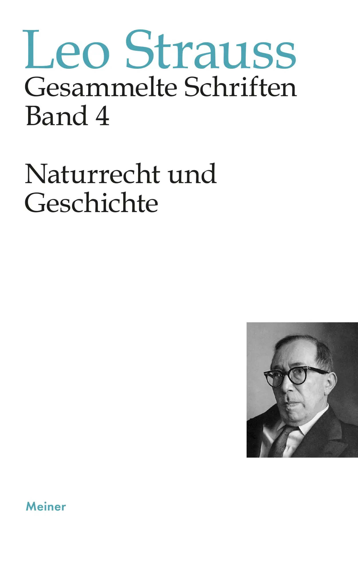 Cover: 9783787341351 | Naturrecht und Geschichte | Leo Strauss | Buch | X | Deutsch | 2022