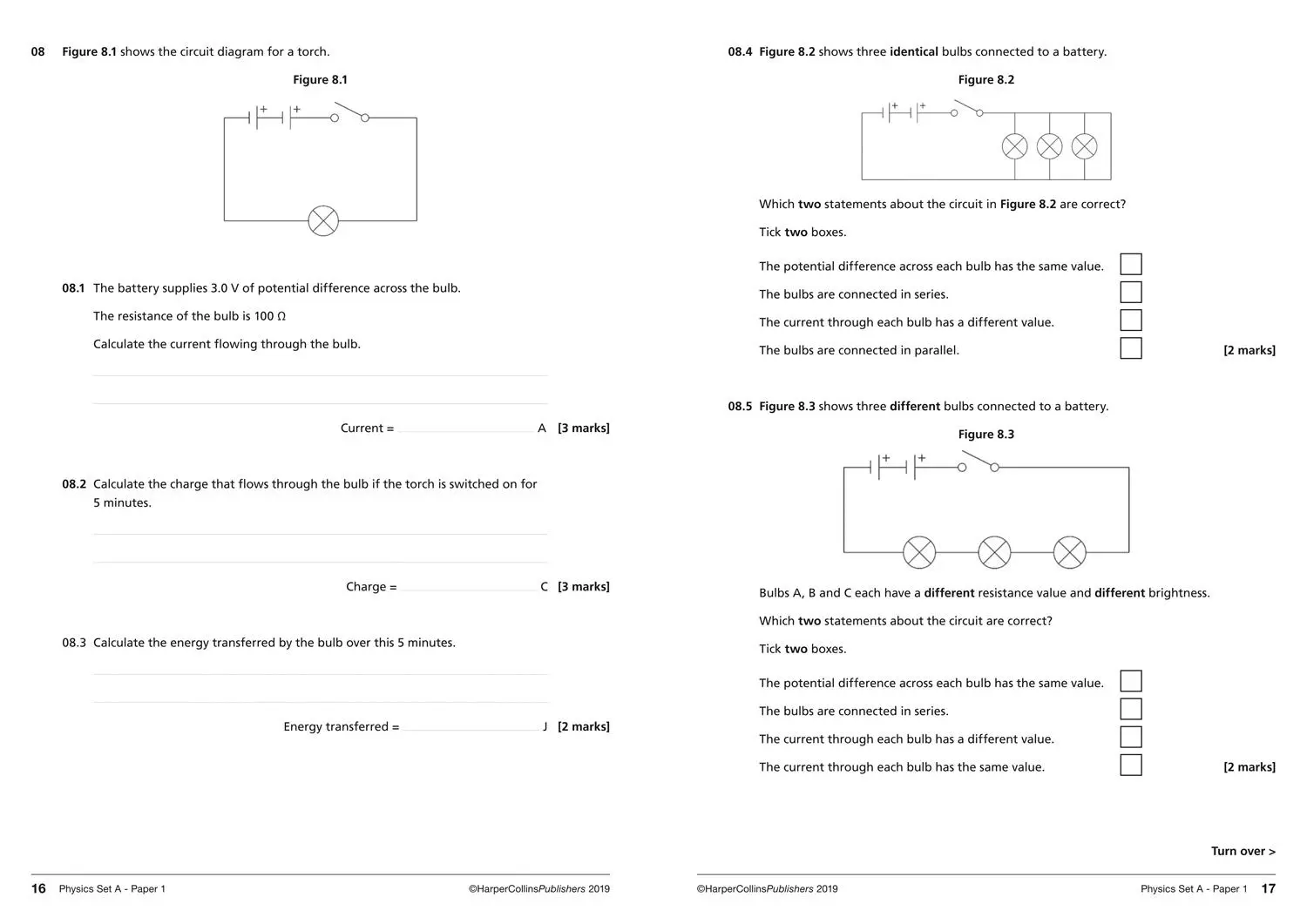 Bild: 9780008321451 | Collins GCSE 9-1 Revision - Aqa GCSE 9-1 Physics Higher Practice...