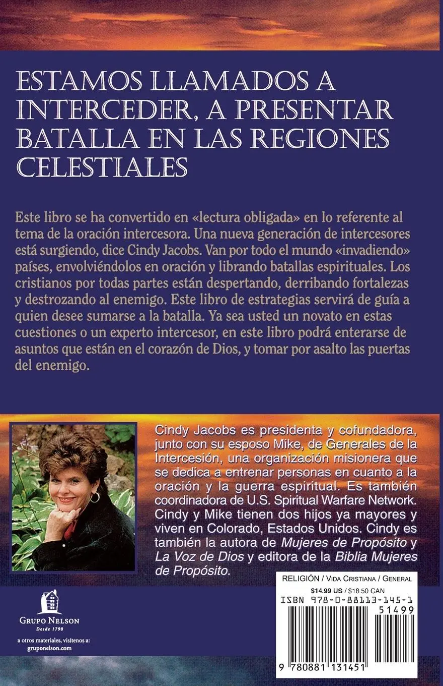 Rückseite: 9780881131451 | Conquistemos Las Puertas del Enemigo | Cindy Jacobs | Taschenbuch