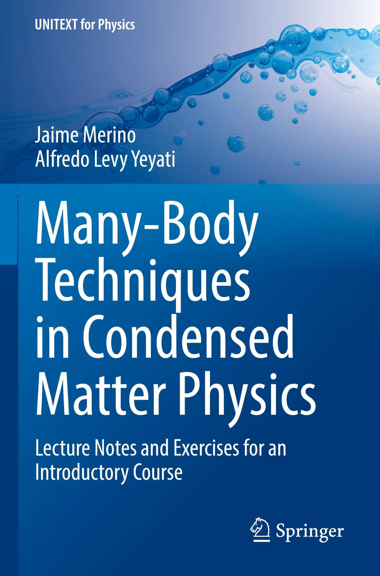 Cover: 9783031551451 | Many-Body Techniques in Condensed Matter Physics | Merino (u. a.)