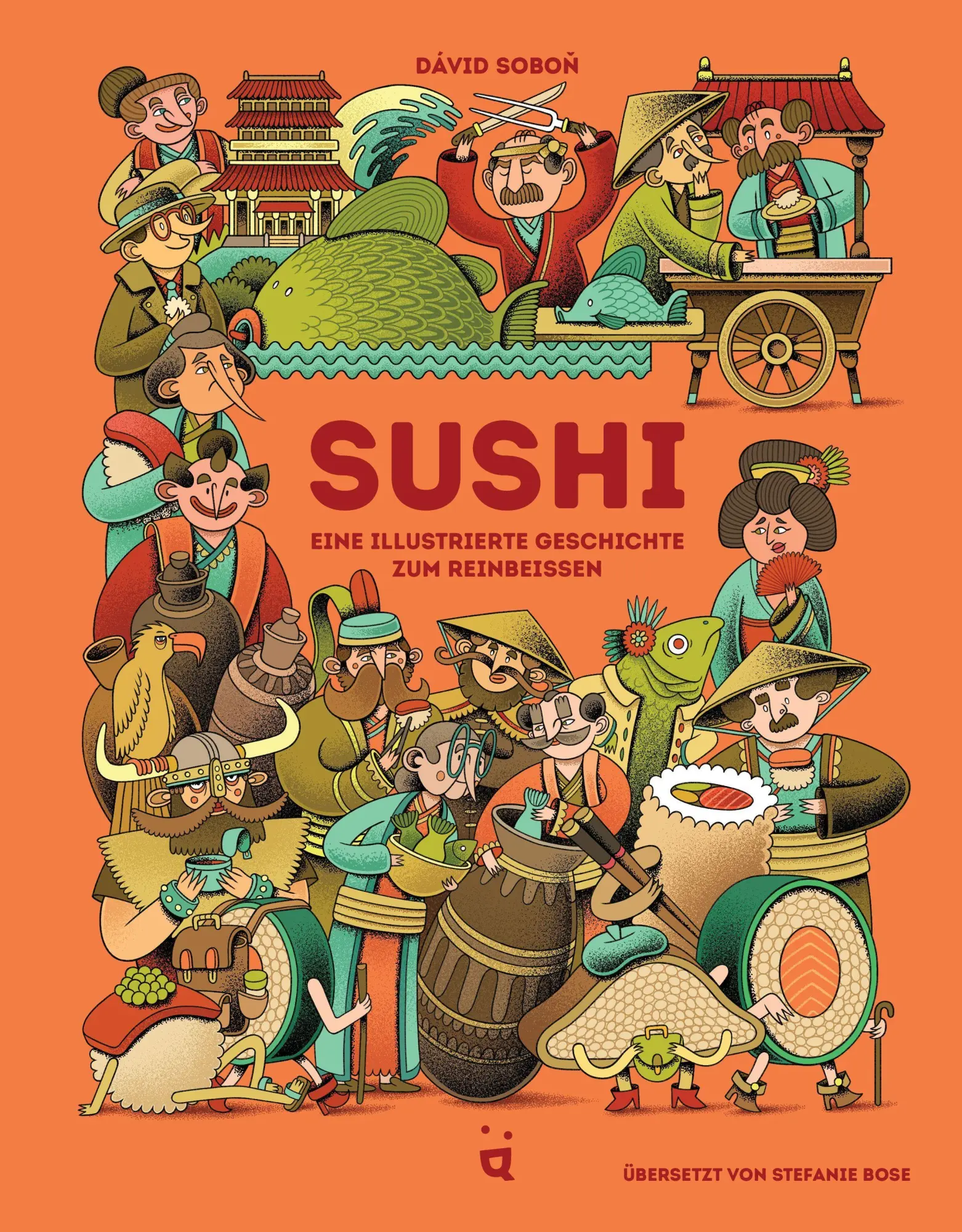 Cover: 9783039641451 | Sushi | Eine illustrierte Geschichte zum Reinbeißen | Dávid Sobo¿