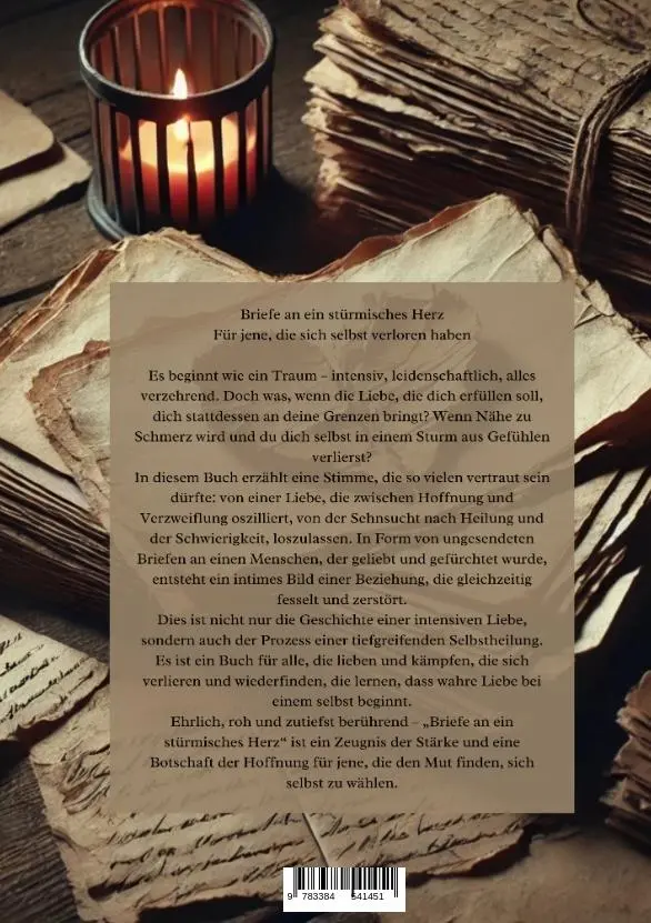 Rückseite: 9783384541451 | Briefe an ein stürmisches Herz | Ella Swan | Taschenbuch | 64 S.