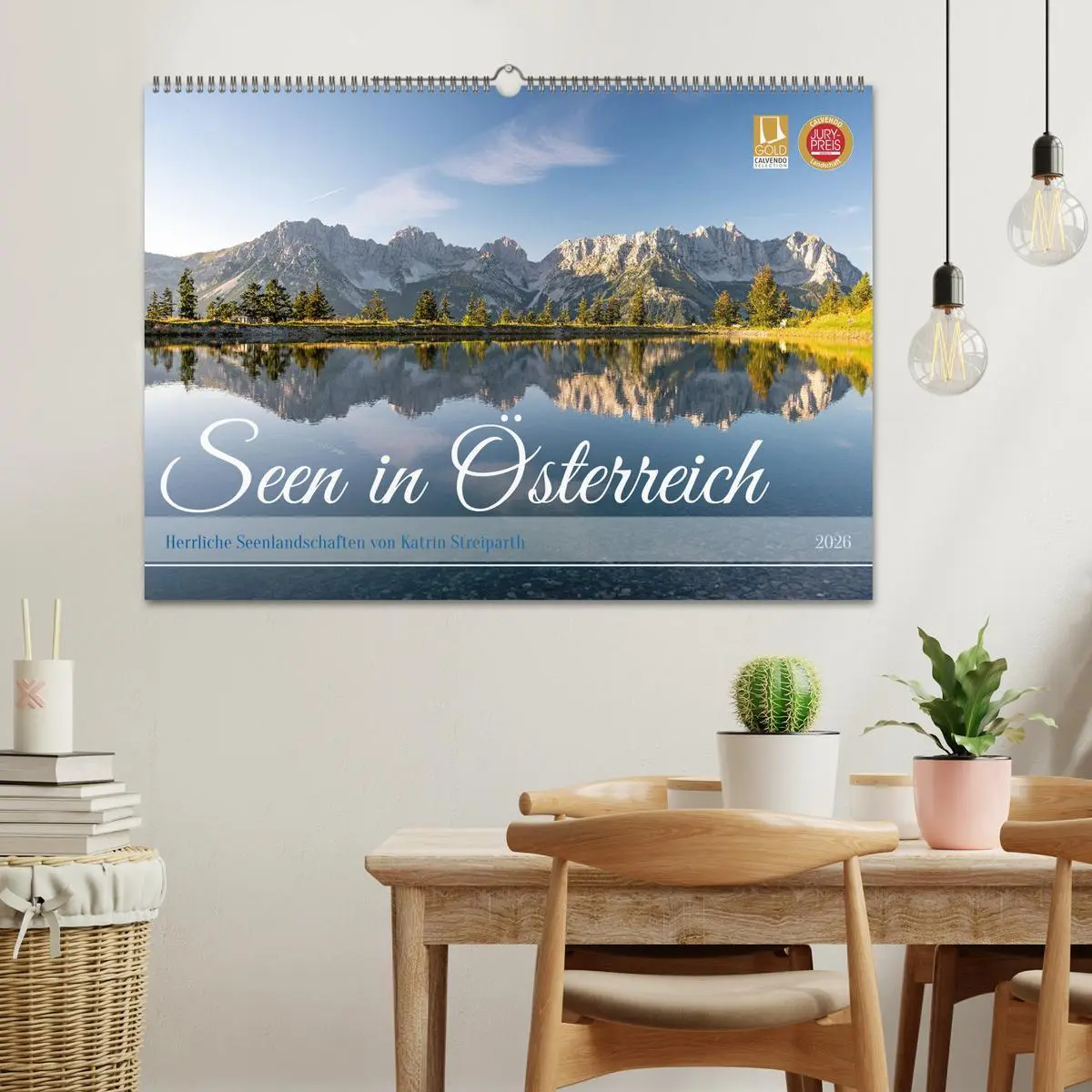 Bild: 9783457281451 | Seen in Österreich (Wandkalender 2026 DIN A2 quer), CALVENDO...