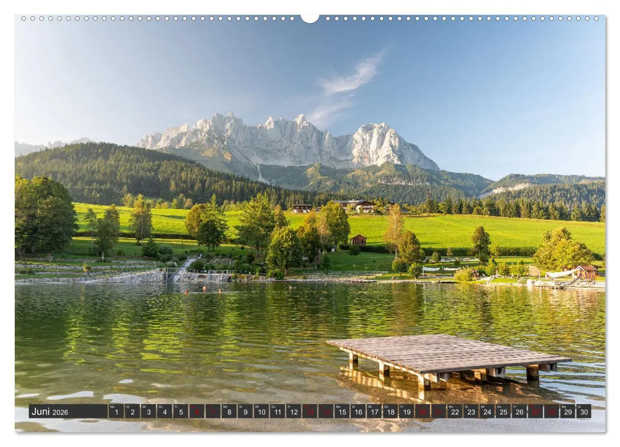 Bild: 9783457281451 | Seen in Österreich (Wandkalender 2026 DIN A2 quer), CALVENDO...