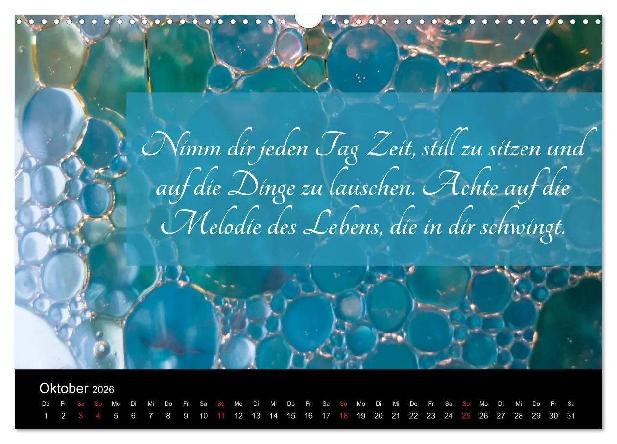 Bild: 9783457971451 | Mit Sprüchen und Weisheiten durch´s Jahr (Wandkalender 2026 DIN A3...