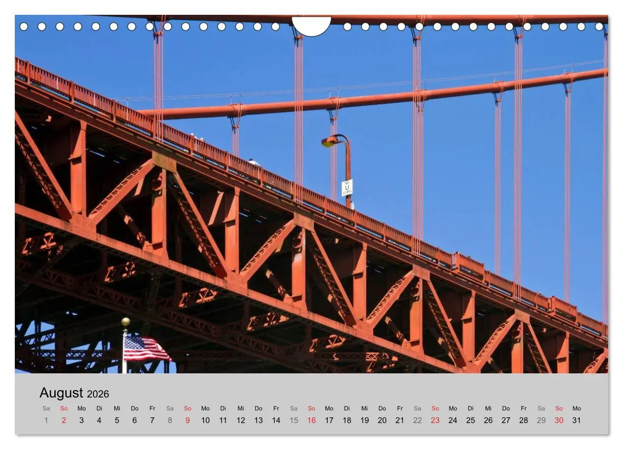 Bild: 9783516201451 | GOLDEN GATE BRIDGE Faszination San Francisco (Wandkalender 2026 DIN...
