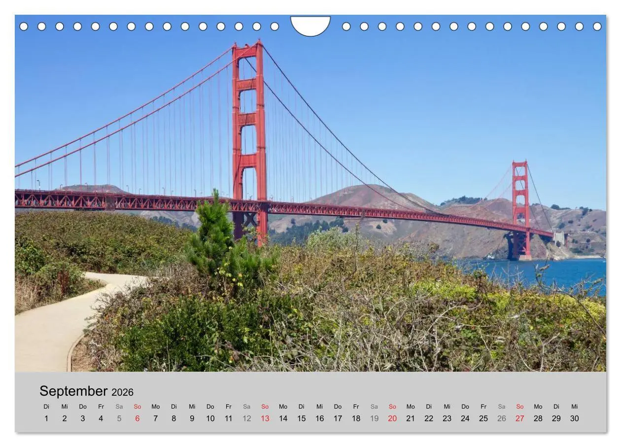 Bild: 9783516201451 | GOLDEN GATE BRIDGE Faszination San Francisco (Wandkalender 2026 DIN...