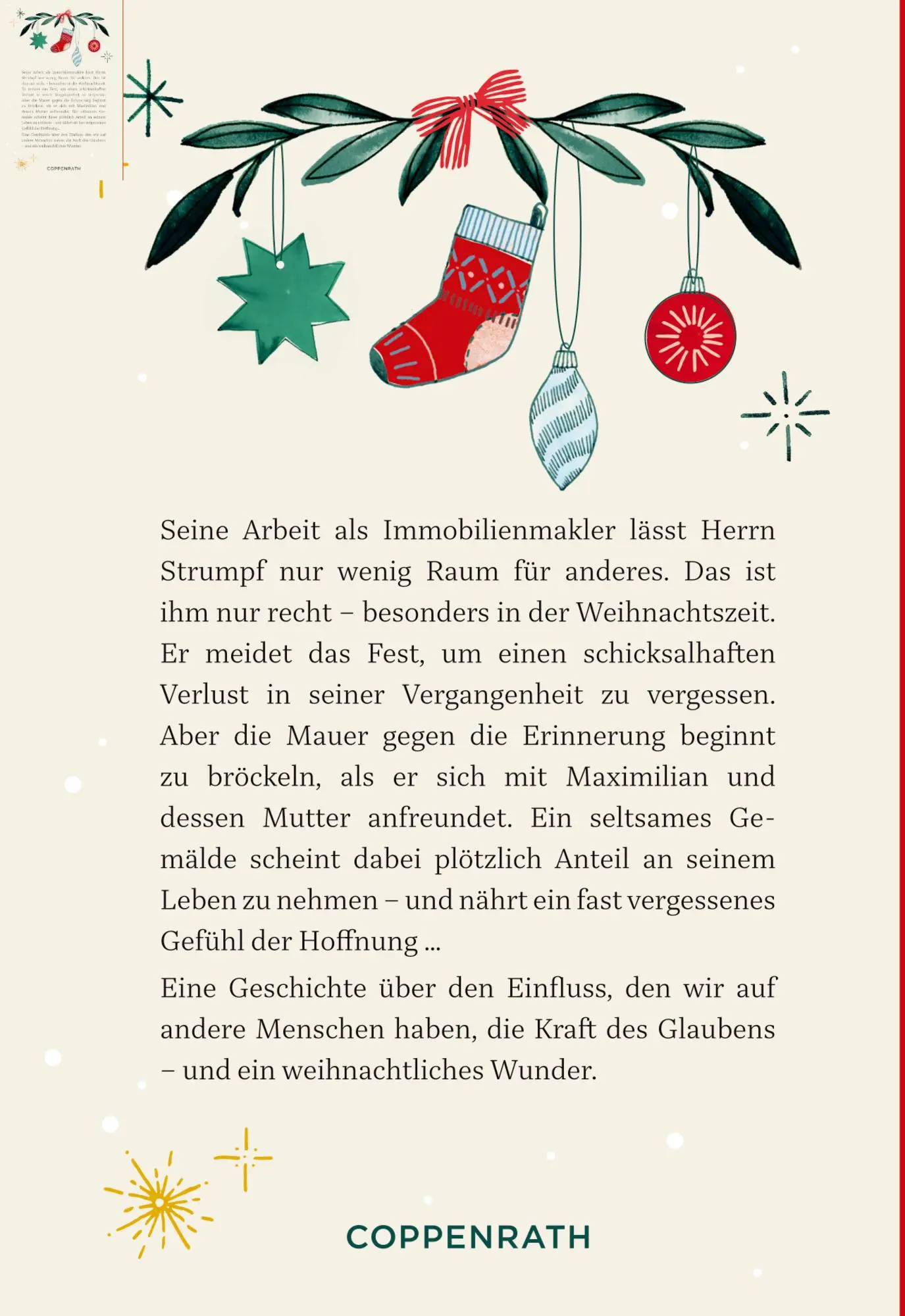 Rückseite: 9783649651451 | Herr Strumpf feiert kein Weihnachten | Die Geschichte eines Wunders