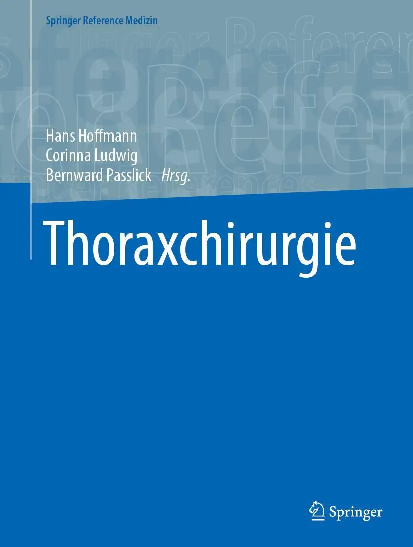 Cover: 9783662591451 | Thoraxchirurgie | Hans Hoffmann (u. a.) | Buch | xx | Deutsch | 2023